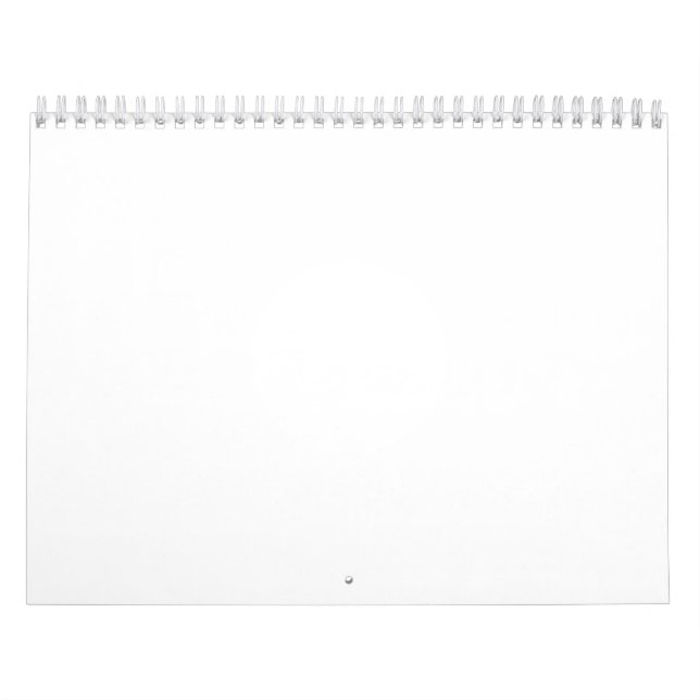 Tvåsidig MediumCalendar, Vit Kalender (Omslag)