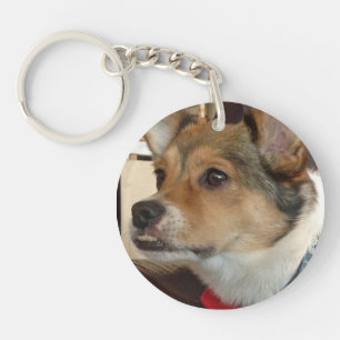 Tvåsidig nyckelring för Ducky hund