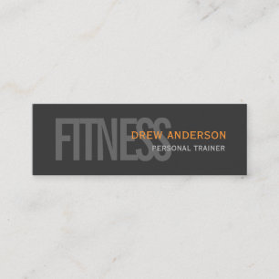 Tvåsidig personlig tränare Modern professionell Mini Visitkort