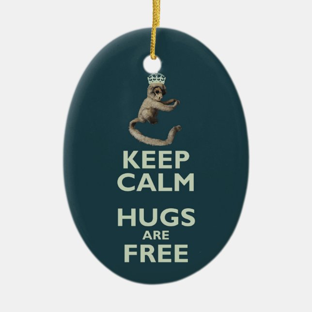 Tvåsidig prydnad julgransprydnad keramik (Framsidan)