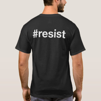 (tvåsidig) #resist, t-shirt