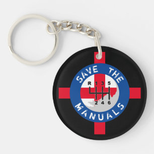 Tvåsidig SPARA AV MANUALS KEYCHAIN