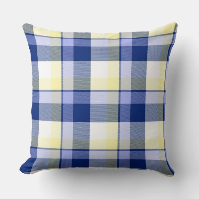 Tvåsidig Tartan Rutig Kudd Kudde (Framsida)