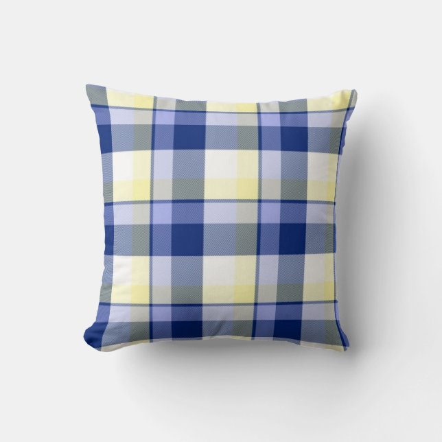 Tvåsidig Tartan Rutig Kudd Kudde (Framsida)