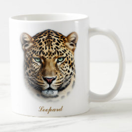Tvåsidig utformning av leopardkaffe Mugg