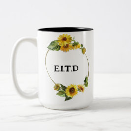 Tvåsidig utskrift EIDT Hvardagen Är Tacksägelsedag Två-Tonad Mugg