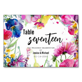 Tvåsidiga Vågräts skuggblommor Bordsnummer