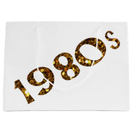 tvåsidigt guld- glitter för 80-talnostalgi