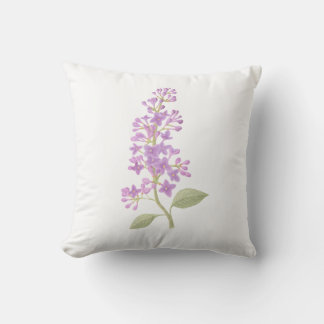 Tvåsidigt handdränkt Lilac Kudde