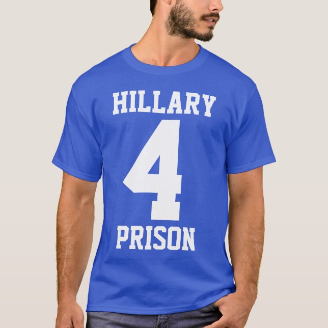 "(Tvåsidigt) HILLARY 4 FÄNGELSE", Tee (Framsida)
