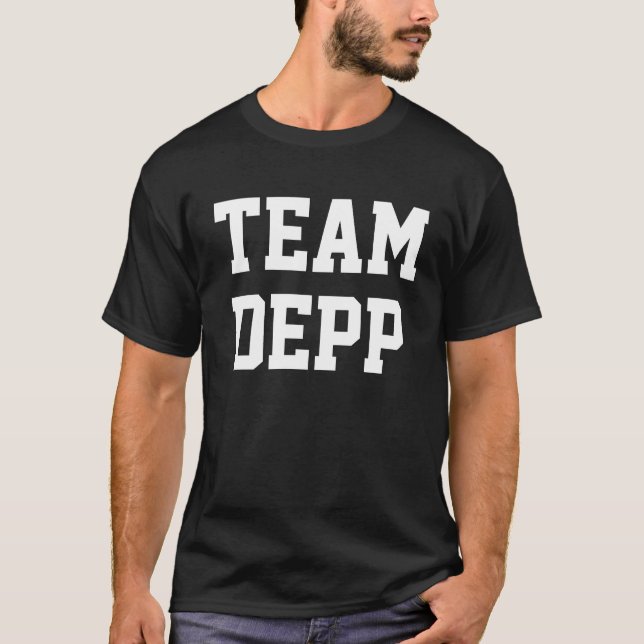 "(TVÅSIDIGT) LAG DEPP", TEE SHIRT (Framsida)