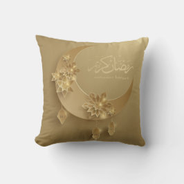 Tvåsidigt Pappert avskurna Ramadanlyktor & måne, g Kudde