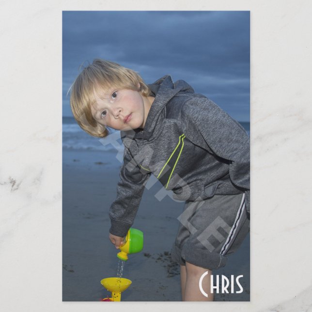 Tvåsidigt vykort för huvudskott och modellkomposit flygblad (Framsidan)