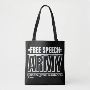 Tväskan "FRI TAL ARMY 2" Tygkasse