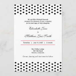 Tvåspråkig person sätta en klocka på polkaen inbjudningar