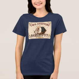 Tvåsteg närmare konkurs Western skylt T Shirt
