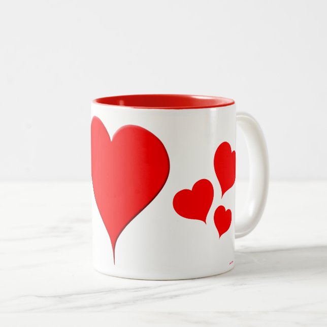 Tvåton Mugg Heart (Framsida höger)