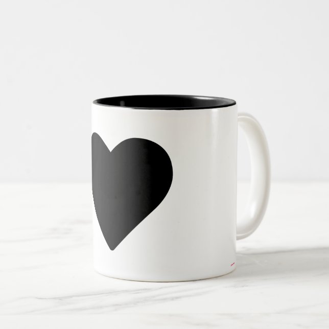 Tvåton Mugg Heart (Framsida höger)