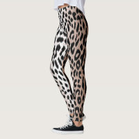 Tvåtonad Cheetah Leopard-utskrift
