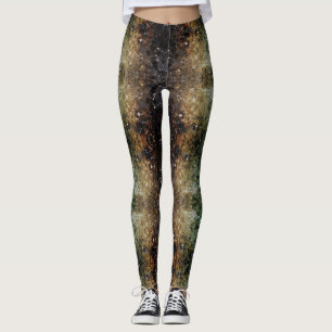 Tvåtonad fram- och baksida par av anpassad modern leggings