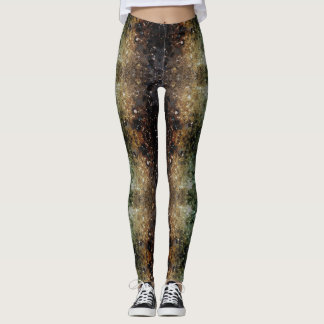 Tvåtonad fram- och baksida par av anpassad modern leggings
