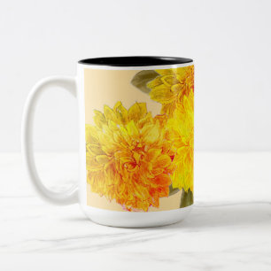 tvåtonat kaffe mugg