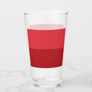 Tvåtonat Tomato Red Anpassningsbar Glass Kopp