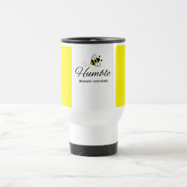 TVÅTONEGUL VIT ROSTFRITT STÅL HUMBLE BEE RESEMUGG