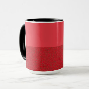 Tvåtongiga Tomato Red Noise Coffee Mugg - Anpassa