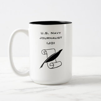Tvåtonig journalist Mugg, 15 oz Två-Tonad Mugg