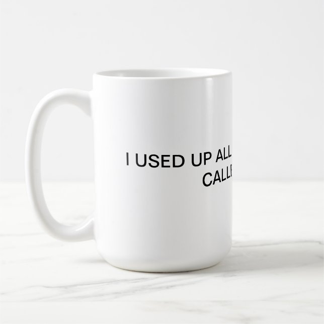 Tvåtonig Mugg, 15 oz Kaffemugg (Vänster)