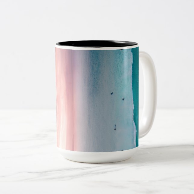 Tvåtonig Mugg, 15 oz Två-Tonad Mugg (Framsida höger)