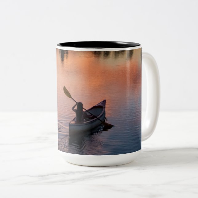 Tvåtonig Mugg, 15 oz Två-Tonad Mugg (Framsida höger)
