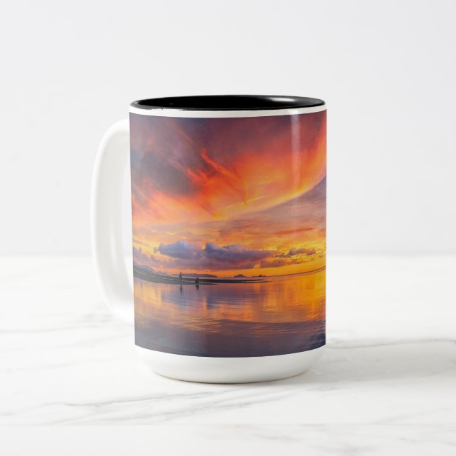 Tvåtonig Mugg, 15 oz Två-Tonad Mugg (Framsida vänster)