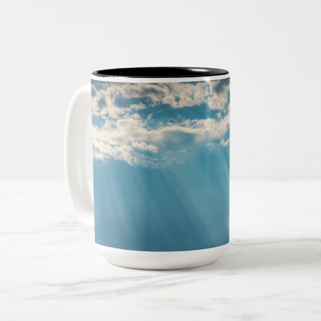 Tvåtonig Mugg, 15 oz Två-Tonad Mugg (Framsida vänster)