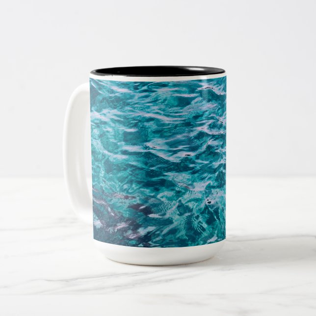 Tvåtonig Mugg, 15 oz Två-Tonad Mugg (Framsida vänster)