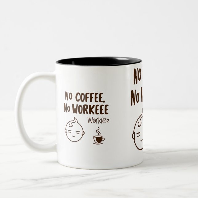 Tvåtonig Mugg för kaffe älskare (Vänster)