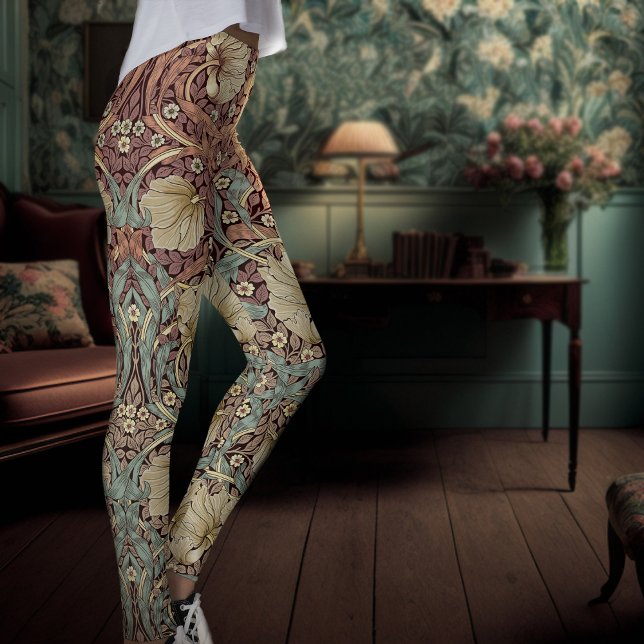 Tvåtonig Pimpernel Dusty Rosa & Blue Morris Leggings (Skapare uppladdad)