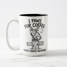 Tvåtons kaffemugg Förvånad hjort Överraskning
