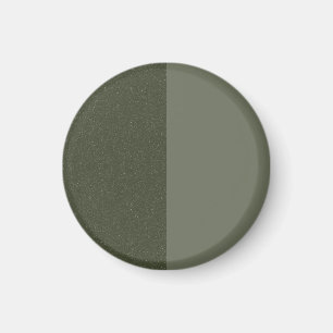 Tvåtons Mossgrön Modern Magnet – Anpassningsbar