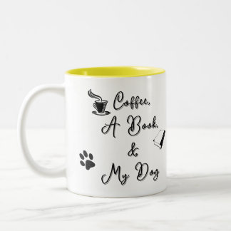 Tvåtons mugg 11 oz (gul)