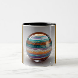 Tvåtons mugg, 11oz  (Marble-10) Två-Tonad Mugg