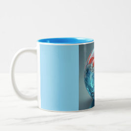 Tvåtons mugg, 11oz (Marble-14) Två-Tonad Mugg