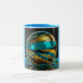 Tvåtons-mugg, 3,3 dl (Marble-15) Två-Tonad Mugg