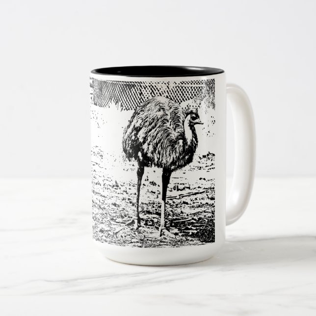 Tvåtons mugg 444ml (Framsida höger)
