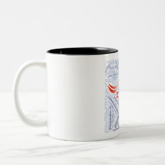 Tvåtons mugg (fyrkantig)