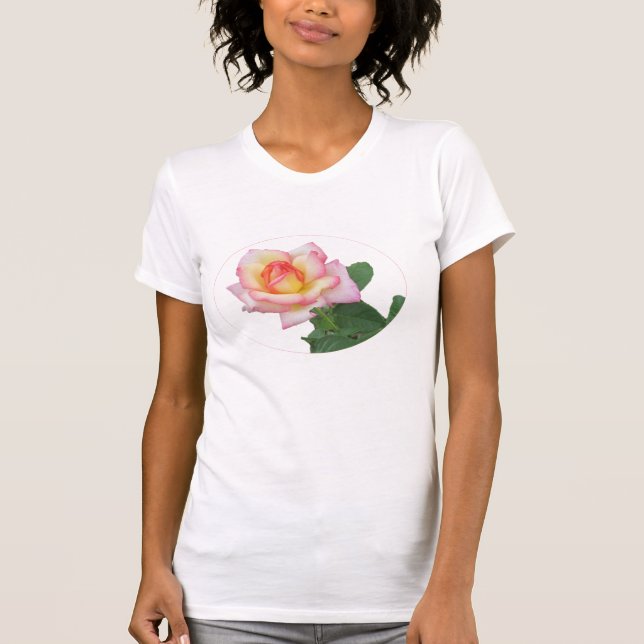 Tvåtons Rosa Ros Tee Shirt (Framsida)