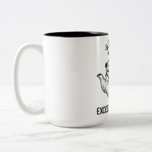 Tvåtons Silly Panda Rolig Kaffemugge Två-Tonad Mugg