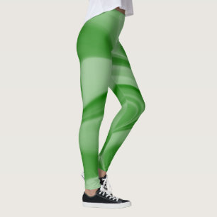 Tvåtons smaragdvirvel leggings