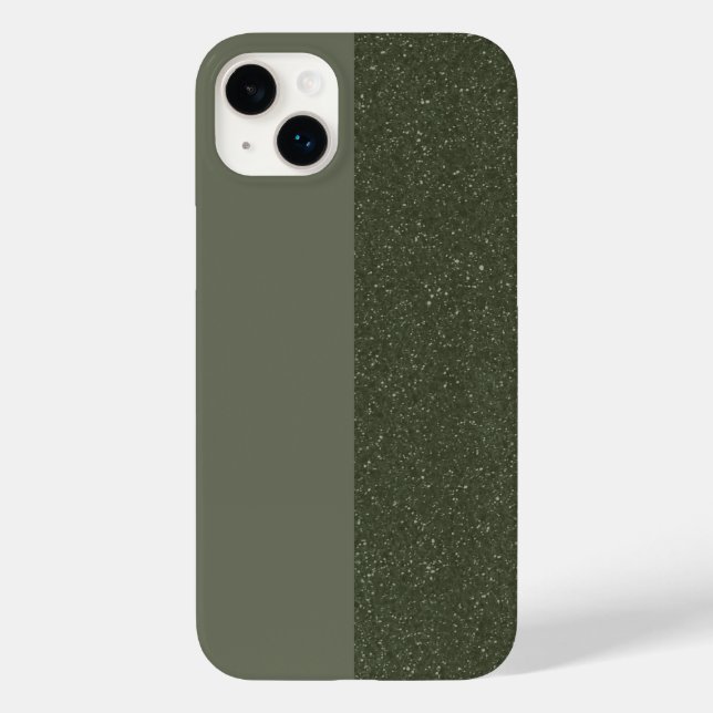 Tvåtonsbuss Grönt iPhone 14 Plus Fodral (Anpassnin (Baksida)